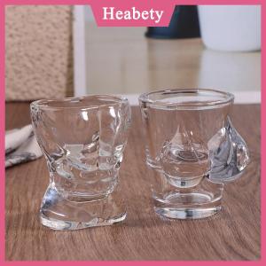 Heabety  1PC Mới Độc Đáo Bia Cup Vui Người Đàn Ông Phụ Nữ Cơ Thể Hình Trong Suốt Rượu Vang Thủy Tinh Thanh Drinkware Cocktail Cốc Cà Phê Nước Trái Cây Teacup