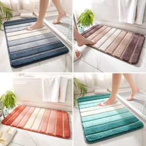 Carpet Floor Mat Anti Slip Bathroom Mat Non-slip Thick Fur Bathroom Kitchen Bedroom Door Mats Carpet Karpet