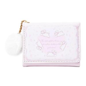 กระเป๋าสตางค์ทรงกระต่ายกระเป๋าเงินหนัง PU กระเป๋าตังค์พับสามทบที่เก็บกระเป๋าเงินสั้นสไตล์เกาหลีกระเป๋าสตางค์น่ารักสำหรับทุกวัน