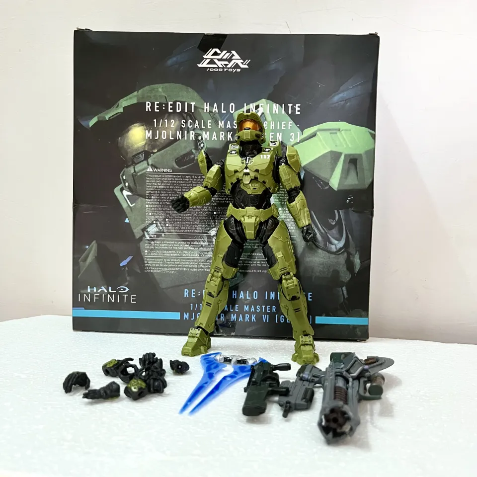 Master Chief Grappling Gun Figura De Acción Halo Infinite Jazwares