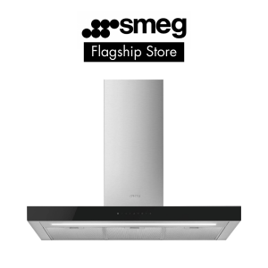 SMEG 90cm Chimney Hood Classic Aesthetic Stainless Steel and Glass