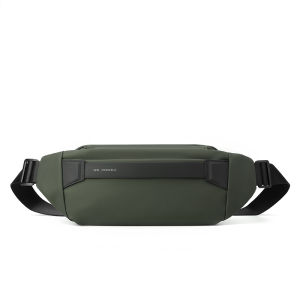 Techdoo Tas Selempang Pria Multifungsi Tas Pinggang Cowok Casual Waterproof Sling Bag Trendy TS236