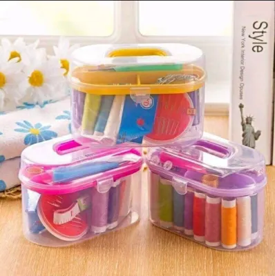 Hộp Kim Chỉ May Đồ Đa Năng Tiện Dụng 55 Món Phụ Kiện May Vá Hộp Kim Chỉ Gia Đình Tiện Dụng