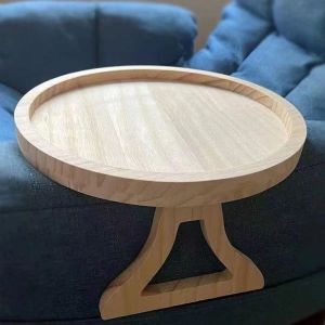 Khay tay vịn ghế sô pha gỗ ấm cúng cho những ngày lười biếng thiết kế tối giản hiện đại