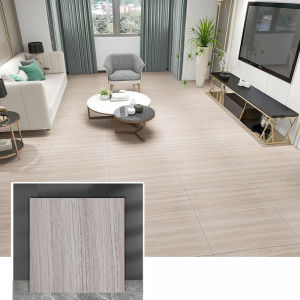【Vinyl】50PCS Vinyl Floor Sticker Self Adhesive PVC Flooring Stickers Floor Mat Tile Flooring Home Decorate