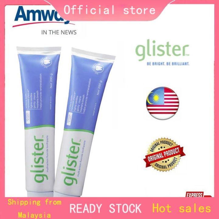 【READY STOCK】Amway GLISTER Multi-Action Fluoride Toothpaste (200g ...