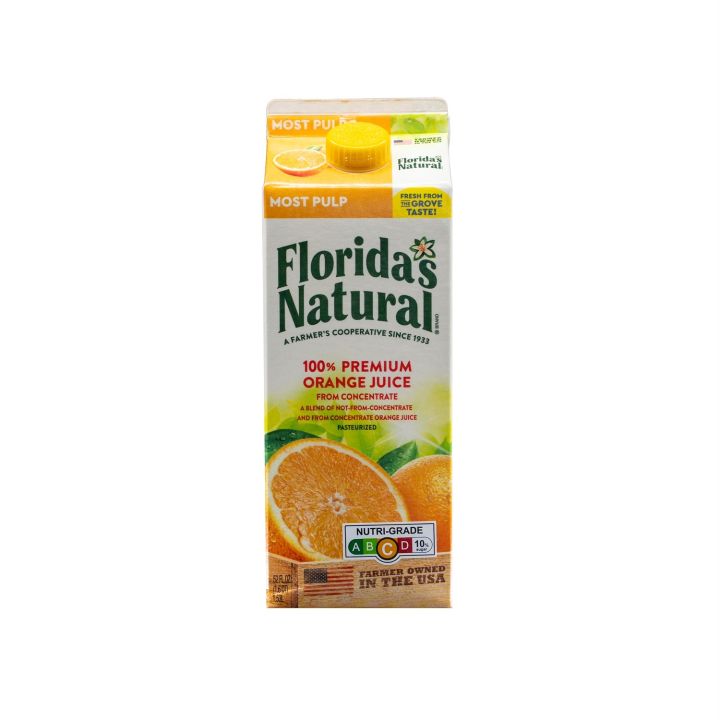Floridas Natural Growers Style (Most Pulp) Orange Juice Florida