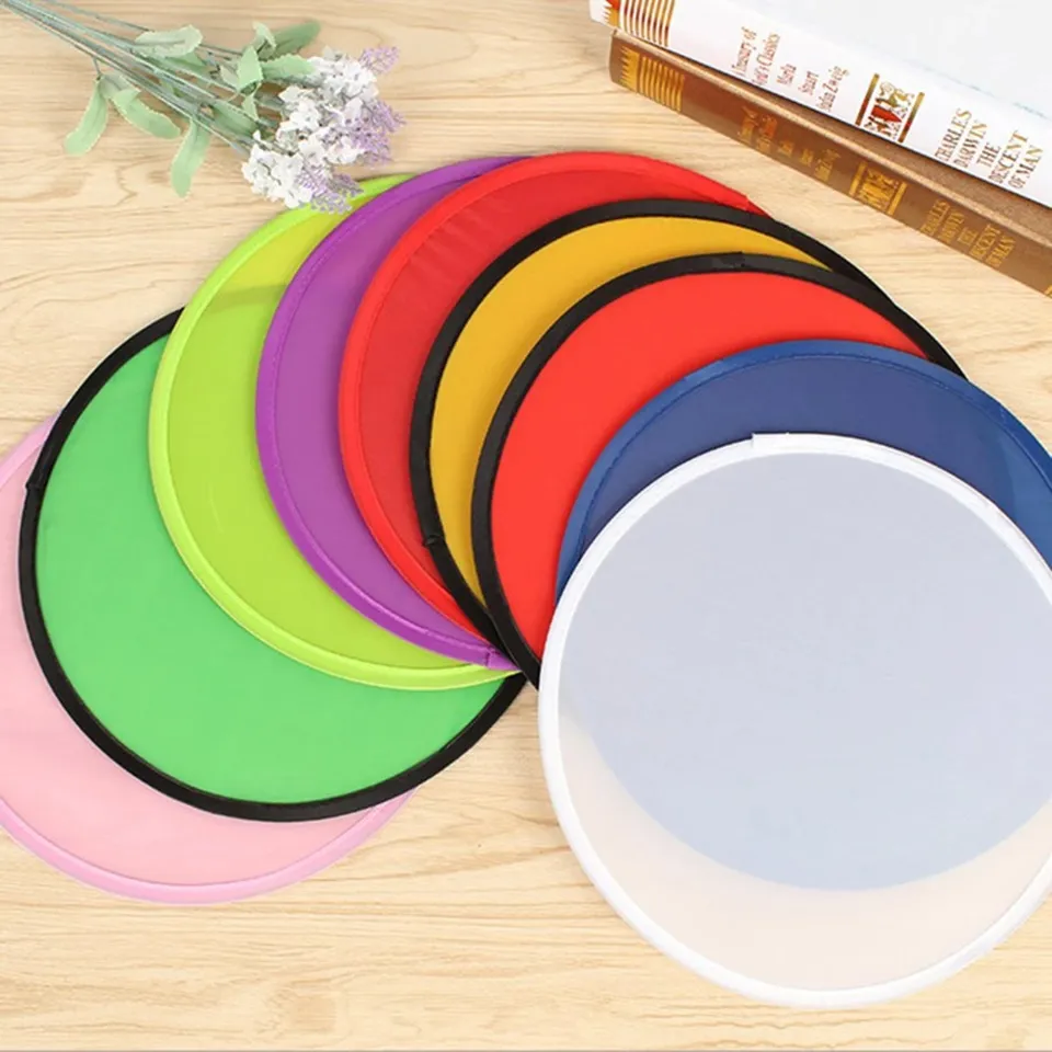 Round foldable fan for printable 10pcs