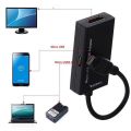 Micro USB to HDMI MHL dan Micro USB Female Adapter Kabel Konektor Penghubung Smartphone Hp Ke TV. 