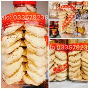 Bánh mì xốp Quảng Ngãi hủ 400gr (Bánh dễ vỡ) - Bánh xớp mè Quảng Ngãi - Đặc sản miền trung Út Duyên