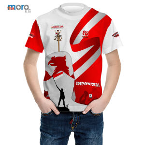 the moro - Kaos Baju Tshirt Jersey Anak Kemerdekaan ART 05 HUT RI 80 Dirgahayu Indonesia