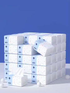 100% หนาใหญ่ 5 ชั้น 1 ห่อ 400 แผ่น เหนียวนูมมาก กระดาษป๊อปอัพ กระดาษชำระ ไม่เป็นขุย