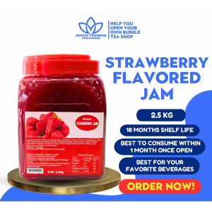 Doking Strawberry jam / mango jam / blueberry jam / passion fruit  jam 3kg For Milk Tea Fruit Tea Drinks baking puree