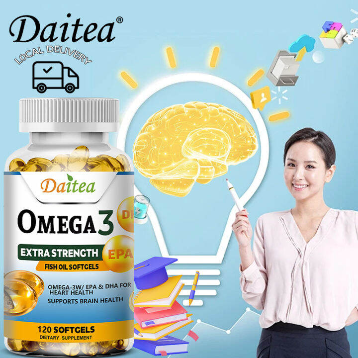 Triple Action Omega 3 Fish Oil With Epa & Dha Supplement For Heart 