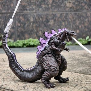 Ultimate Shin Godzilla Atomic Blast Version Vinyl Figure Purple-Burning Spine Kaiju Statue with Eruption Effect Parts Collectible Monster Model for Shelf Display