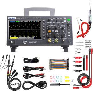 HanTek Oscilloskop Digital DSO2D10 DSO2D15 Penguji Multimeter 2 Channel Saluran 100Mhz/150 Mhz