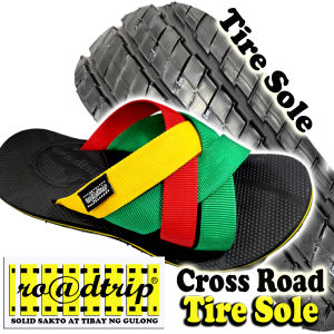 Roadtrip Cross Road - Tire sole Marikina sandals for men Durable quality trendy slides for men gawa sa gulong ng truck