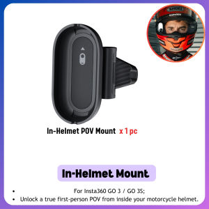 Insta360 GO 3S In-Helmet POV Mount Clip Helmet Holder For Insta 360 GO 3 GO3S Original Motorcycle Helmet Accessories
