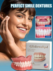 Professional Denture Kit Complete Care Set Easy Cleaning Polishing Oral Health Essentials