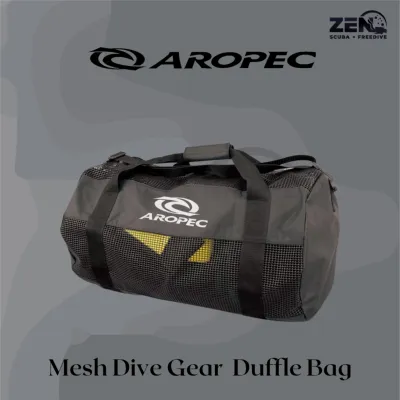ZEN SCUBA AROPEC Mesh Dive Gear Duffle Bag for Scuba Diving Snorkeling Swimming Water Sports