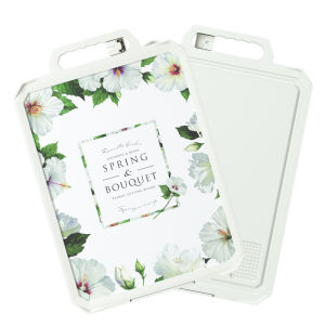 Food Grade Tempered Glass Cutting Board Scratch Resistant Non Slip Kitchen Chopping Board