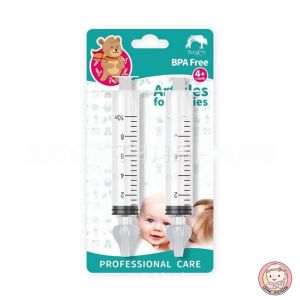 ใหม่ ไซริงค์ ล้างจมูกเด็ก BPA Free พร้อมจุกซิลิโคนล้างจมูก 10ml เด็กน้ำมูกไหล เป็นหวัด