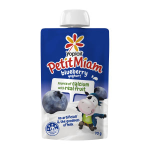 Yoplait Petit Miam Squeezie Blueberry Kids Yoghurt 70G