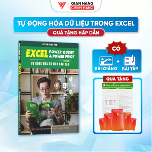 Sách Excel Power Query Power Pivot Cơ Bản Tự Động Hoá Dữ Liệu Báo Cáo Cơ Bản Có Kèm Video Khoá Học + Tặng Bảng Hàm + Bao Lì Xì
