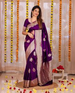 [Pre Order] 1 Minute Ready To Wear / Normal SOFT LICHI SILK Saree ~ Delivery Lead Time : 10 days