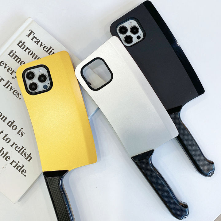 Creativity Funny 3D Kitchen Knife Phone Case for iPhone 15 14 13