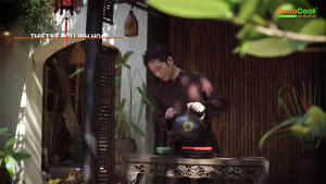 Ấm sắc thuốc bắc bằng điện tự động NodaCook Bát Tràng 3 lít màu đen đun th uốc chuẩn truyền thống