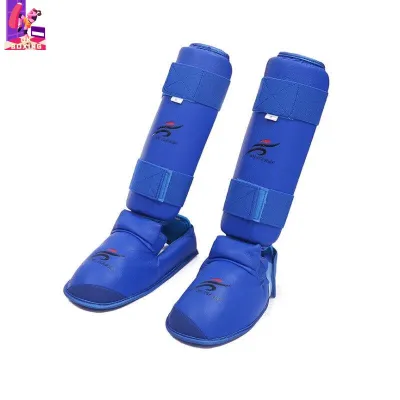 【Trusted】 Karate Sparring Gear Set Leg H Protector Shin Guard Palm Boxing Gloves So Shoes MMA Training Adu