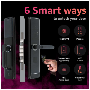 PROMO MEFUTAI Smart Door Lock Kartu Pintu Rumah 1 Set Lengkap Sidik Jari Digital - K13-1-J