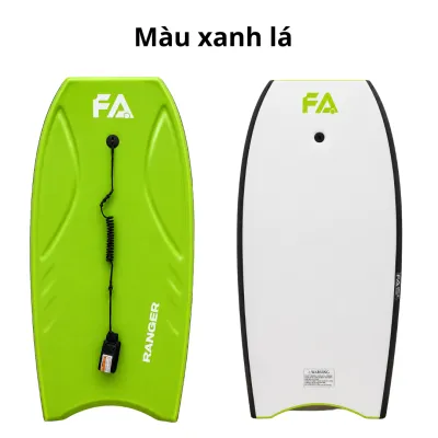 Ván Lướt Sóng Bodyboard FA RANGER 42.5 Inch - Lõi EPS Siêu Nhẹ Mặt Chống Trượt Kèm Dây Leash