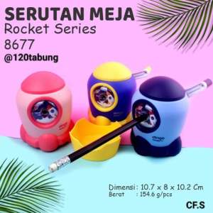 Serutan Putar Pensil 8677 /Rautan pensil Unik Mobil 6609 /18110