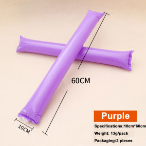 Happy Time 2pcs Cheering Sticks Balloon Clapper Sporting Events Party Celebrations Birthday Party Set Decoration Party Needs