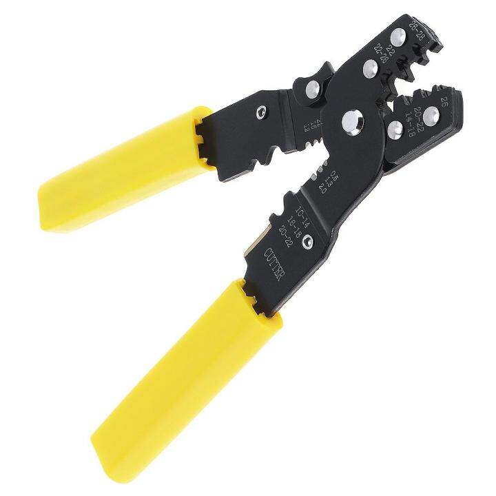 7 Inch 50# Steel Adjustable Crimp Stripper Terminals Cable Stripper ...