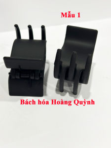 Set 2 cái kẹp tóc càng cua 5 RĂNG màu đen .
