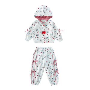Christmas Gift Halloween 2Pcs Hot Hello Kitty 2025 Korean Version Girls Autumn Coatt Sanrio New Childrens Cartoon Skin Friendly Hooded Casual Clothe