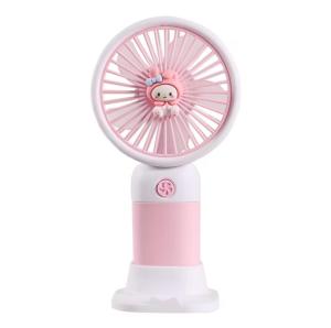 Kipas Angin Mini Sanrio Portable USB Port Motif Sanrio - Mini Fan + Stand Holder + USB