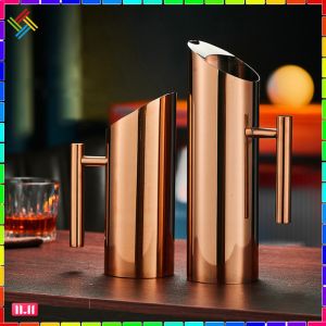 High-Quality 2L Stainless Steel Cold Water Pitcher with Easy-Grip Handle
