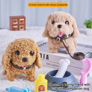 AI Dog/Robotic Pet AI Interactive Companion/Electronic Pet Toy Educational Companion/Smart Interaction/Lifelike & Cute Indoor Home/Family Entertainment For Children & Adult Pet Lovers