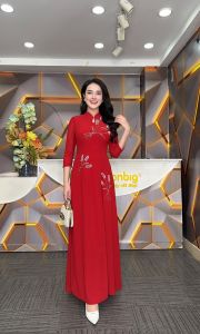 Đầm giả áo dài - Y1882 - Thương hiệu Zonbig