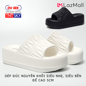 Dép đúc liền khối siêu nhẹ đế cao 5cm DUWA - Hàng chính hãng - LD289