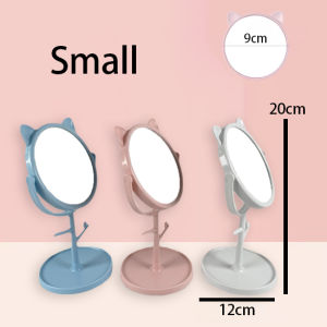 Cat head mirror-flippable 360 degree