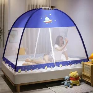 Foldable Mosquito Net 2 Door Self Standing Mosquito Net Single/Queen/King Kelambu Khemah Baby Mosquitoes Net For Home Travel Outdoor Kelambu Nyamuk 蚊帐