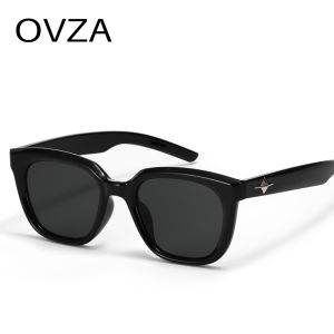 OVZA 2025 New Vintage Retro Sunglasses for Women Brand Designed Square Eyeglasses Male Classic S2017