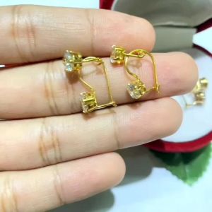 Anting Desy Perak 925 Sepuh Emas Rosegold