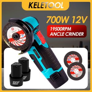 12v angle grinder 700W Mini Cordless Angle Grinder Portable 12V 80mm 3" Polishing Small cutting saw grinder cordless batteri gerender battery grender batteri brushless angle grinder