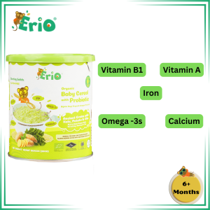 Erio Organic Baby Cereal With Probiotic Kale Potato & Chia 200g - Buy 2 Pcs Free 1 Pc